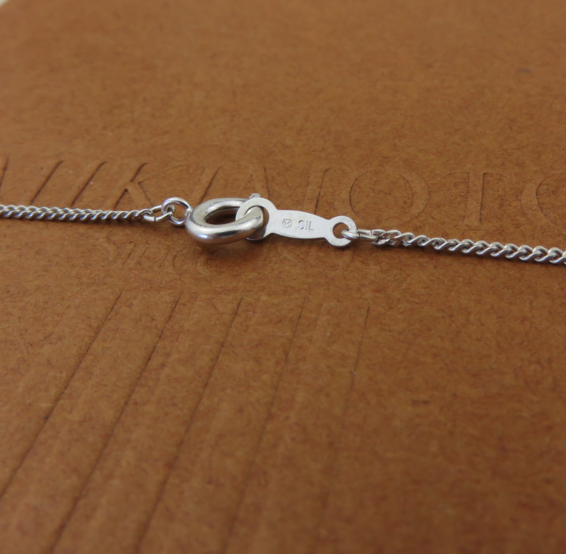 MIKIMOTO 925 Sterling Silver 4 Akoya Pearl Cluster Pendant Necklace 40cm Japan