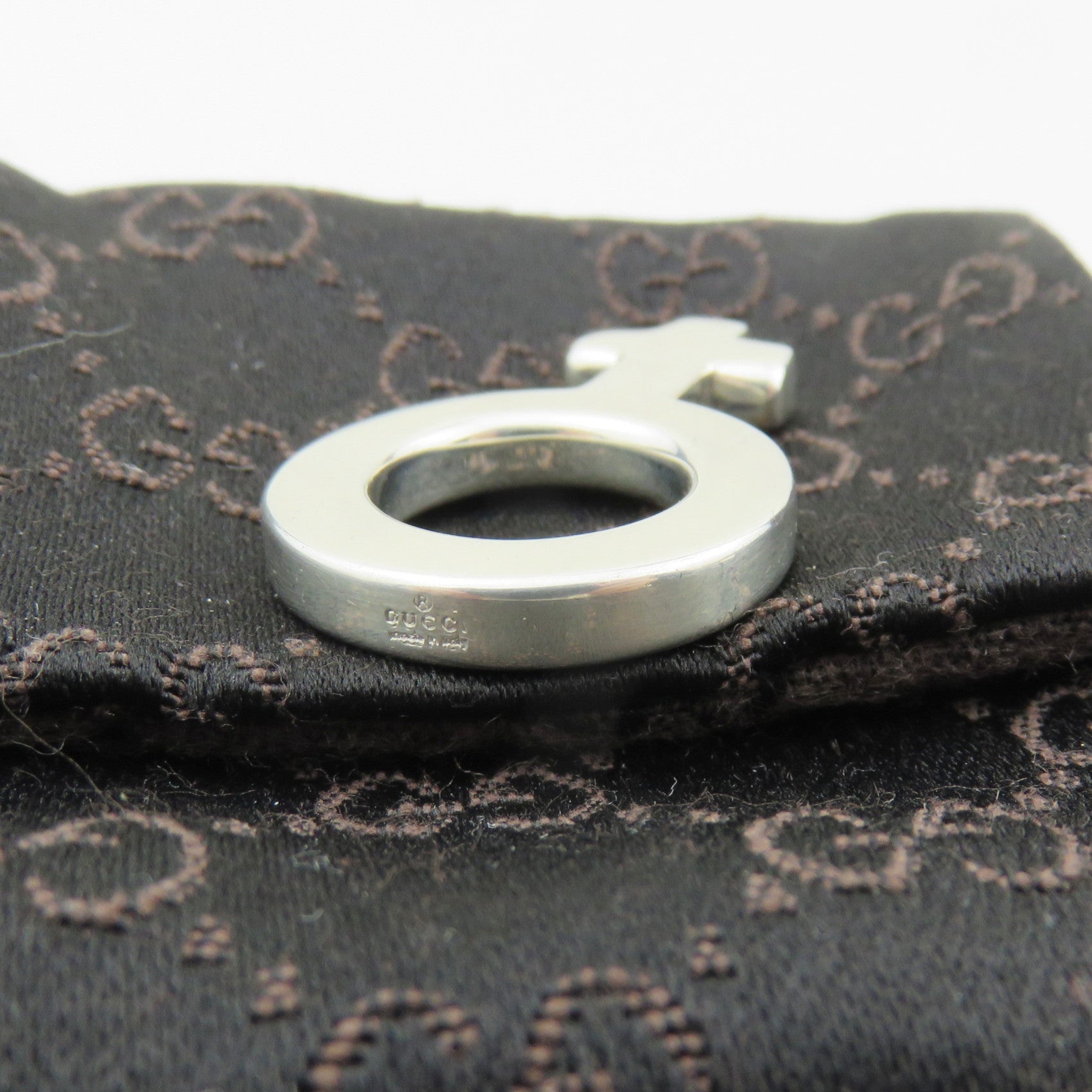 Gucci Sterling Silver Female Symbol Pendant Charm Price Includes US Tariff