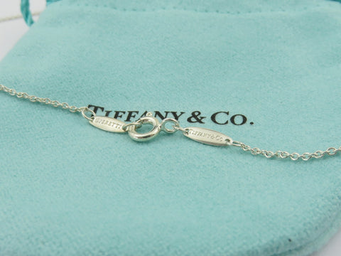TIFFANY & CO Sterling Silver Diamonds By The Yard Pendant Necklace RRP AUD 935