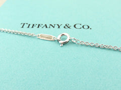 TIFFANY & CO Silver Mother of Pearl Return to Tiffany Double Heart Pendant
