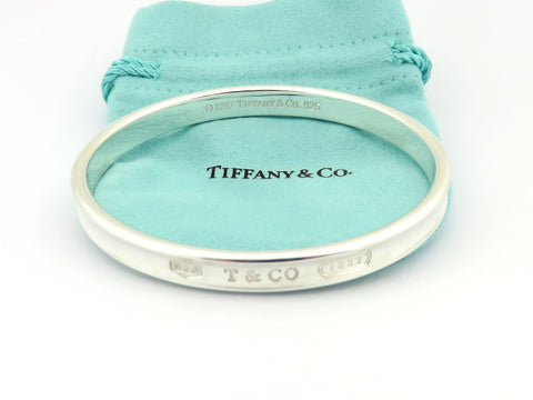 TIFFANY & CO Sterling Silver 1837 Bangle Bracelet Price Includes US Tariff