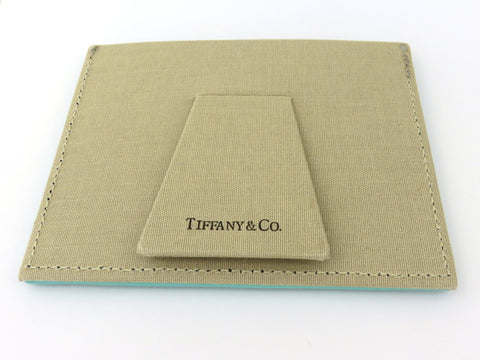 TIFFANY & CO Blue Leather Photo Frame