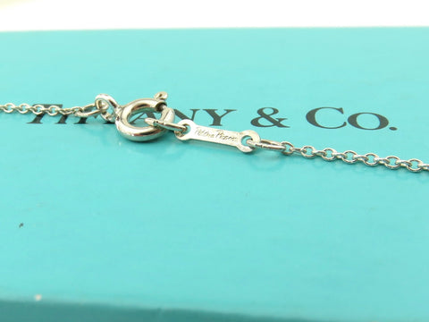 TIFFANY & CO Sterling Silver Kiss X Pendant Necklace Price Includes US Tariff