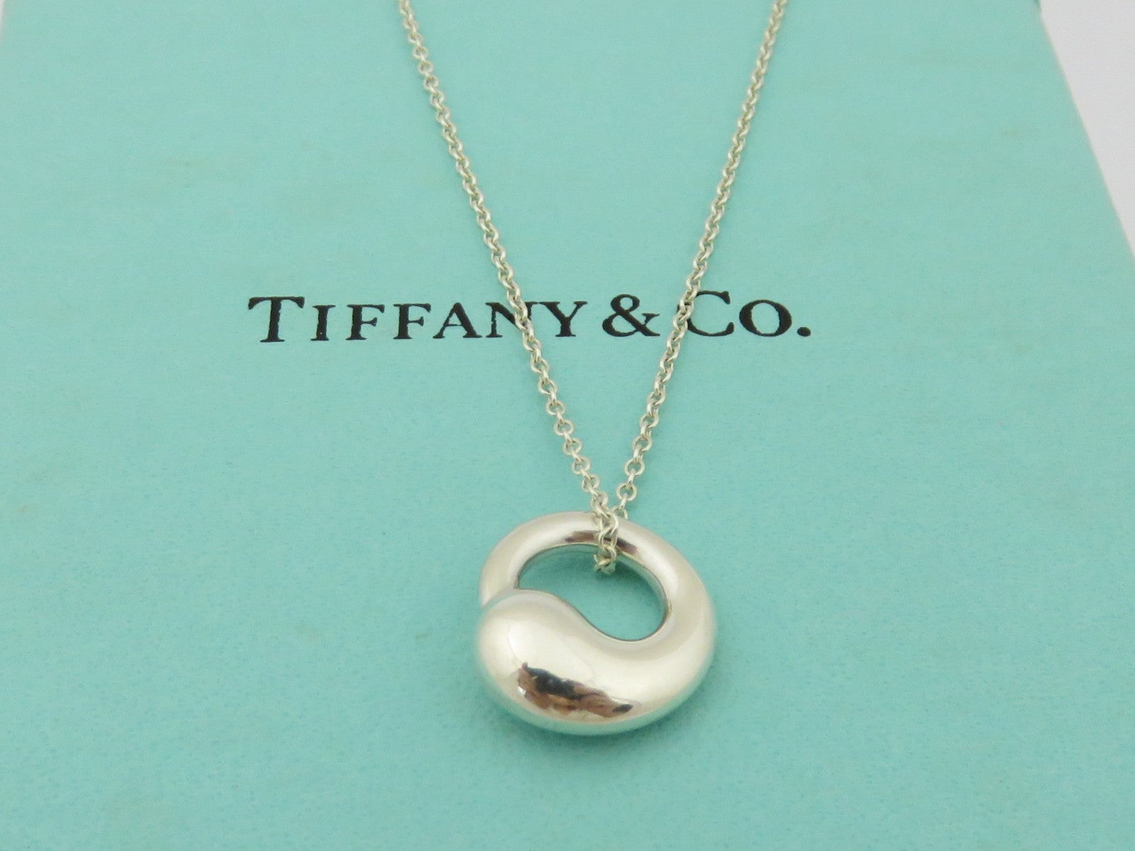 TIFFANY & CO Sterling Silver Eternal Circle Pendant Price Includes US Tariff