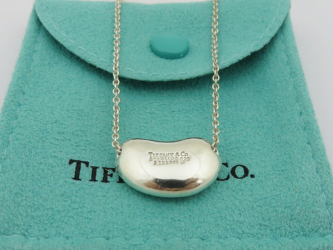 TIFFANY & CO Sterling Silver Large Bean Pendant Price Includes US Tariff