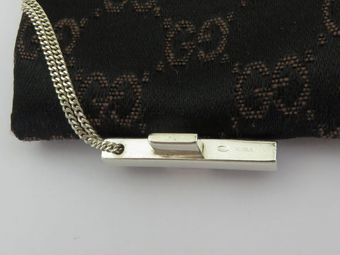 Gucci Sterling Silver Cross Pendant Necklace Price Includes US Tariff