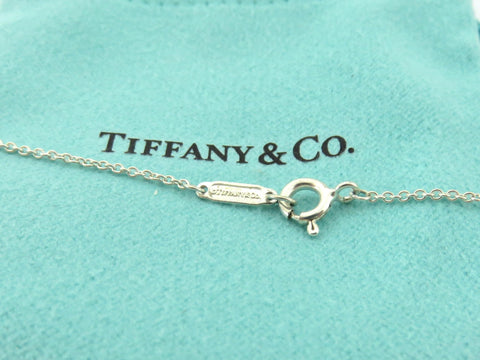 TIFFANY & CO Sterling Silver 1837 Circle Pendant Necklace RRP AU$ 545