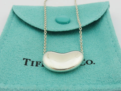 TIFFANY & CO Sterling Silver Large Bean Pendant Price Includes US Tariff