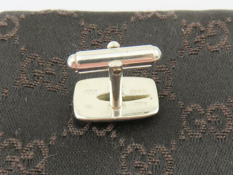 Gucci Sterling Silver G Logo Single Cufflink