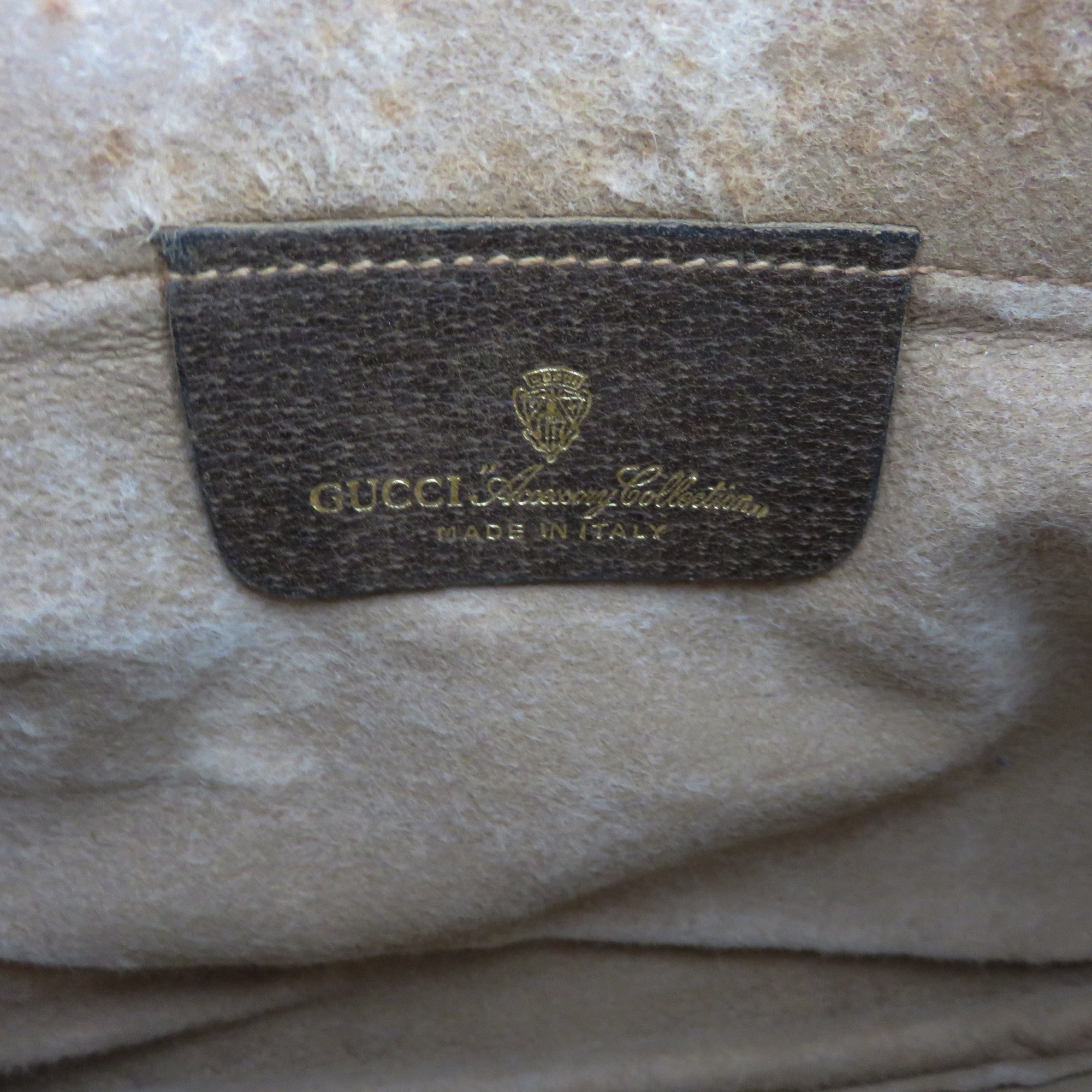 GUCCI Vintage Brown GG Monogram Canvas Leather Small Cross Body Shoulder Bag