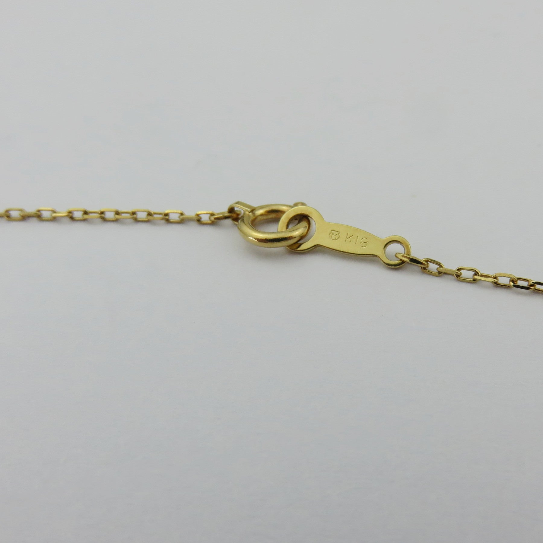 Mikimoto K18 Yellow Gold 6.3 mm Akoya Pearl Cluster Diamond Necklace 38cm