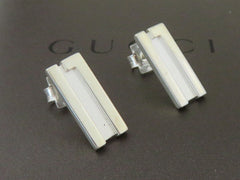 Gucci Sterling Silver G Logo Stud Earrings