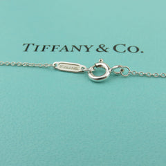 TIFFANY & CO 925 Sterling Silver I Love You Heart Tag Pendant Necklace with Box