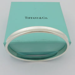 TIFFANY & CO 925 Sterling Silver 1837 Bangle Bracelet with Box 