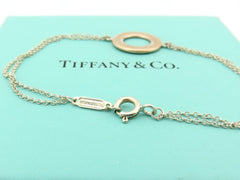 TIFFANY & CO Sterling Silver Rubedo Metal1837 Circle Bracelet