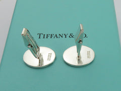 TIFFANY & CO Sterling Silver Oval Cufflinks Price Includes US Tariff