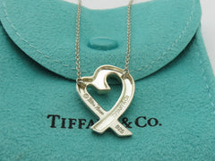 TIFFANY & CO Sterling Silver Large Loving Heart Pendant Price Includes US Tariff