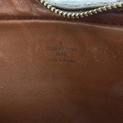 LOUIS VUITTON Monogram Canvas Leather Unisex Clutch Bag Authentic Made in France