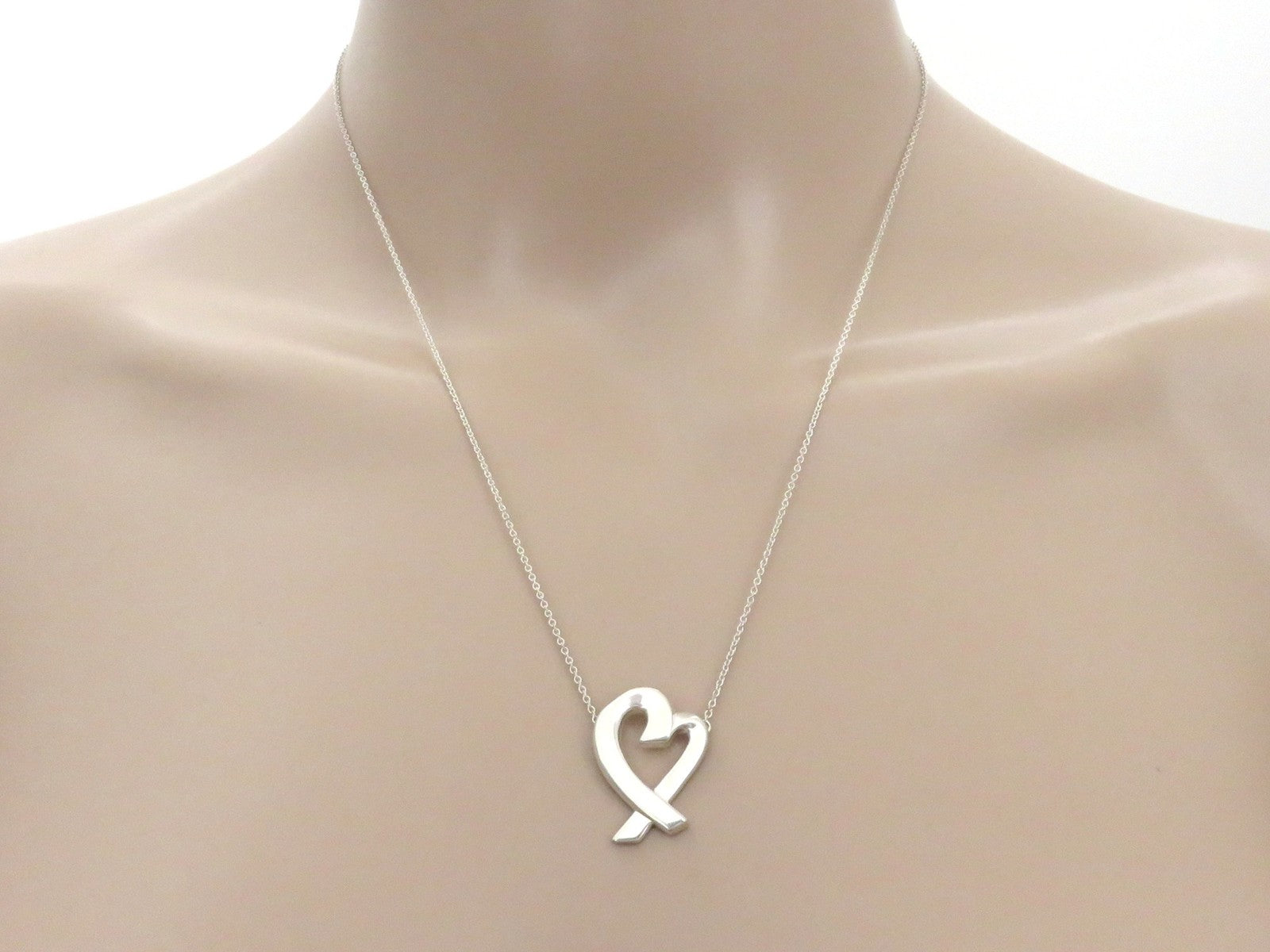 TIFFANY & CO Sterling Silver Large Loving Heart Pendant Price Includes US Tariff