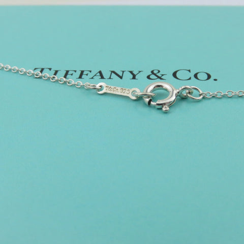 TIFFANY & CO 925 Sterling Silver Modern Hearts Pendant Necklace Authentic
