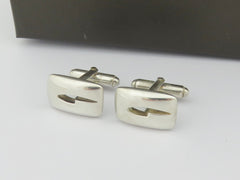 Gucci Sterling Silver G Logo Cufflinks Price Includes US Tariff