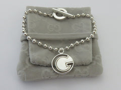 Gucci Sterling Silver G Logo Toggle Bracelet Price Includes US Tariff