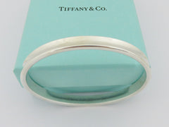 Authentic TIFFANY & CO Sterling Silver 925 1837 Bangle Bracelet with Box Ribbon