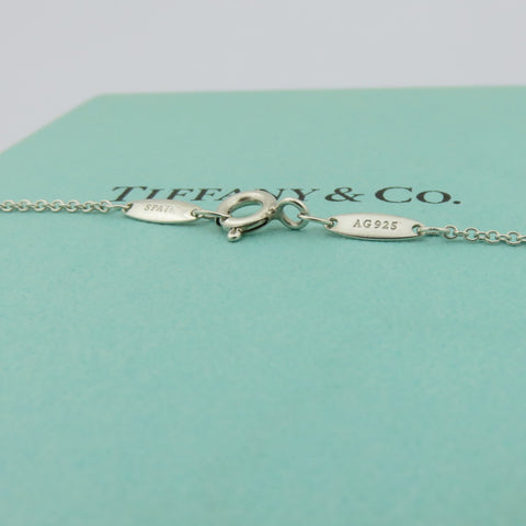 Tiffany & Co 925 Sterling Silver Teardrop Pendant Necklace Authentic