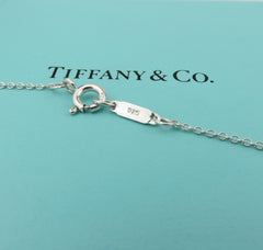 TIFFANY & CO 925 Sterling Silver Pearl Pendant Necklace Authentic with Box