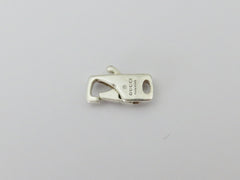 Gucci Sterling Silver Interlocking G Logo Round Pendant Price Includes US Tariff