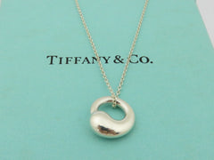 TIFFANY & CO Sterling Silver Eternal Circle Pendant Price Includes US Tariff