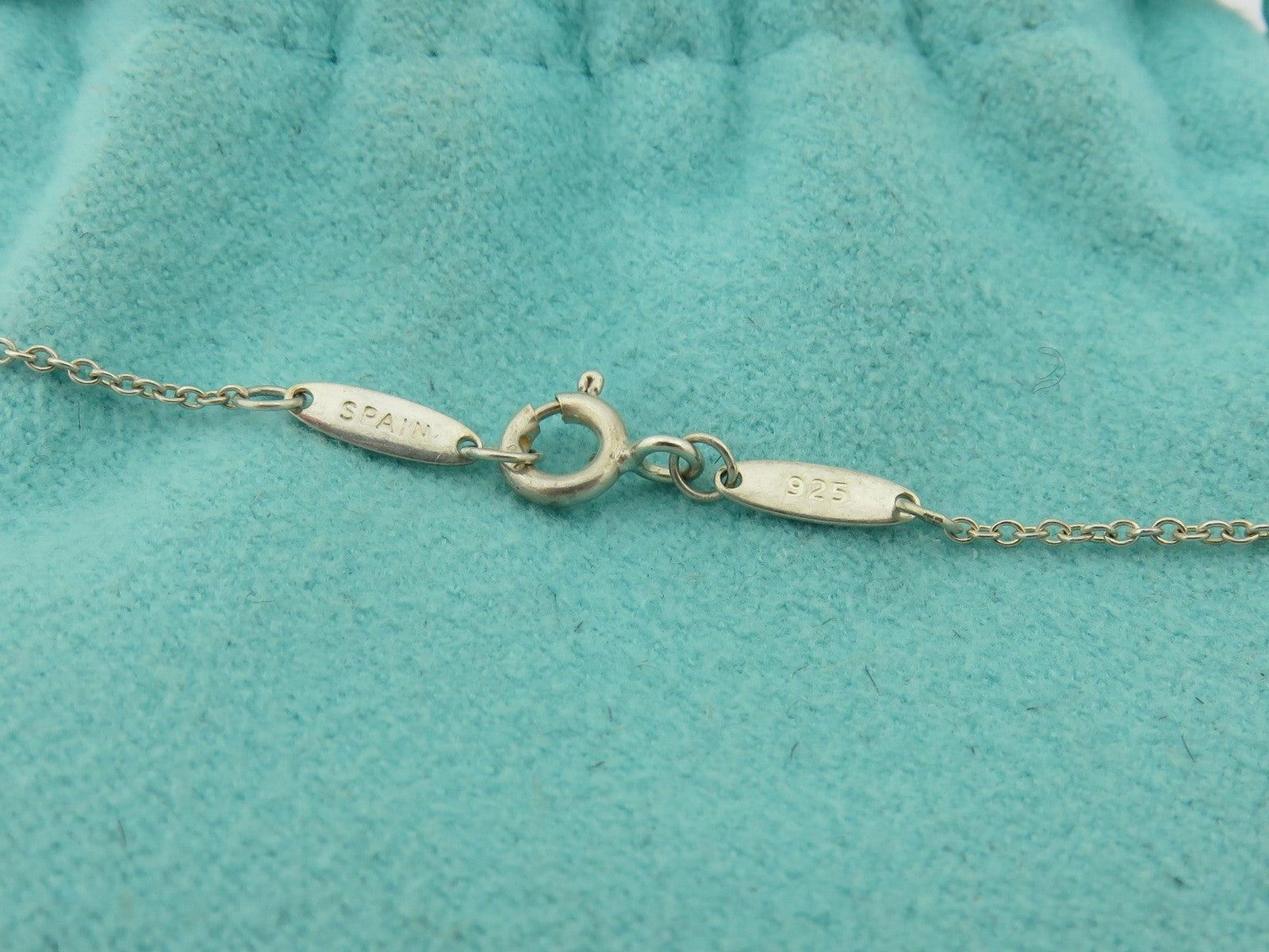 TIFFANY & CO Sterling Silver Carved Heart Pendant Price Includes US Tariff