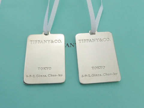 Tiffany & Co. Ginza Tokyo Exclusive Building Charms Ornaments Set of 2
