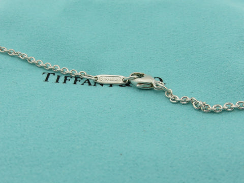 TIFFANY & CO Sterling Silver 1837 Oval Loop Pendant Price Includes US Tariff