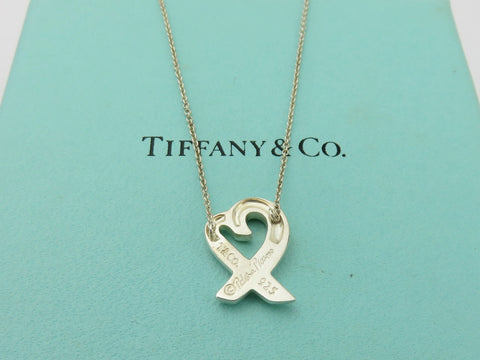 TIFFANY & CO Sterling Silver Loving Heart Pendant Price Includes US Tariff