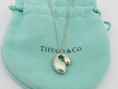 Tiffany & Co Sterling Silver Double Teardrop Pendant Price Includes US Tariff