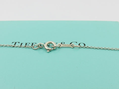 Tiffany & Co Sterling Silver Teardrop Pendant Necklace Price Includes US Tariff