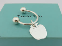 TIFFANY & CO Sterling Silver Apple Keyring Price Includes US Tariff