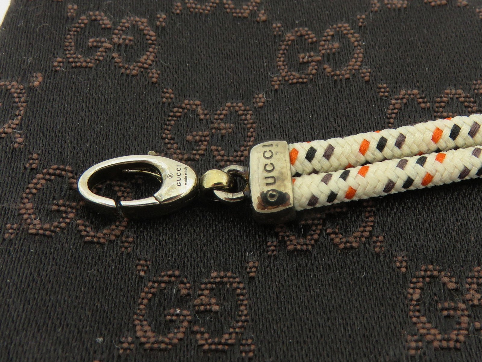 Gucci Sterling Silver Rope Horsebit Bracelet Price Includes US Tariff