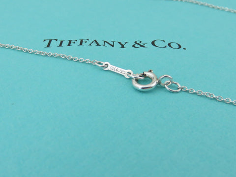 TIFFANY & CO Sterling Silver Kiss X Pendant Necklace Price Includes US Tariff