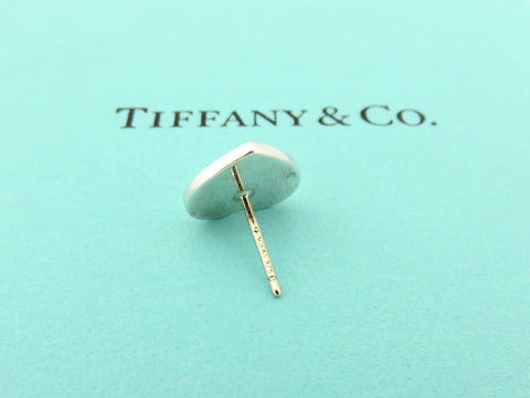TIFFANY & CO Sterling Silver Return to Tiffany Heart Tag Earrings