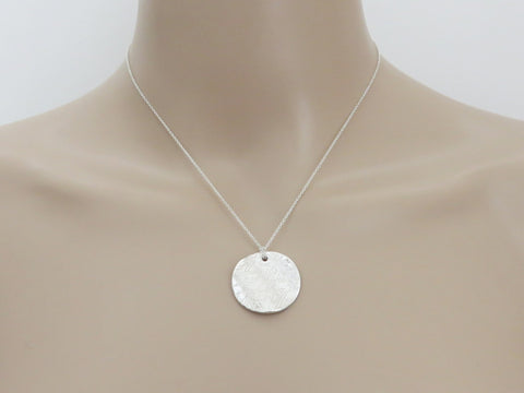 TIFFANY & CO Sterling Silver Notes Round Circle Pendant Price Includes US Tariff