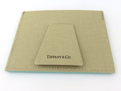 TIFFANY & CO Blue Leather Photo Frame Price Includes US Tariff
