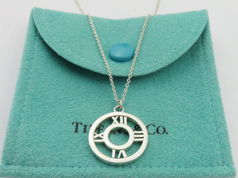 TIFFANY & CO Sterling Silver Atlas Medallion Pendant Price Includes US Tariff