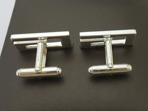 Gucci Sterling Silver G Logo Cufflinks
