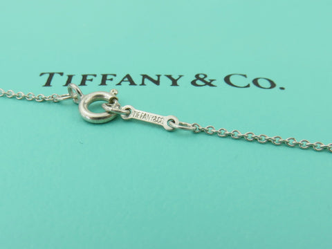TIFFANY & CO Sterling Silver Kiss X Pendant Necklace Price Includes US Tariff