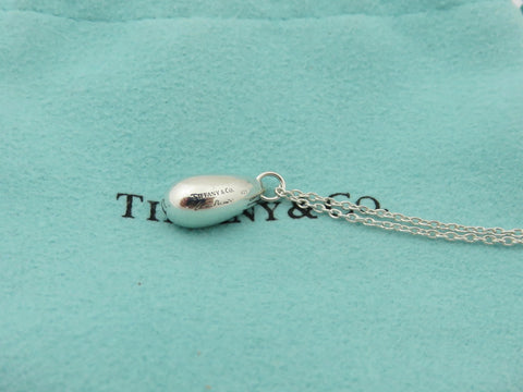 Tiffany & Co Sterling Silver Teardrop Pendant Necklace Price Includes US Tariff