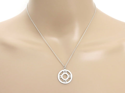TIFFANY & CO Sterling Silver Atlas Medallion Pendant Price Includes US Tariff