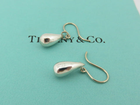 TIFFANY & CO Sterling Silver Teardrop Dangle Earrings Price Includes US Tariff
