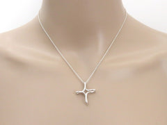 TIFFANY & CO Sterling Silver Infinity Cross Pendant Price Includes US Tariff